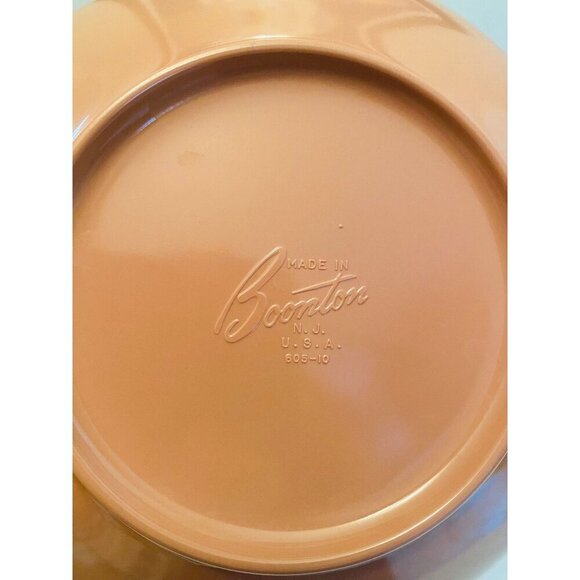 Vintage Boonton Pink Divided Serving Bowl, Melmac Vegetable Serving Bowl, Boonto - Picture 5 of 8